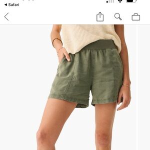 Faherty pull on shorts